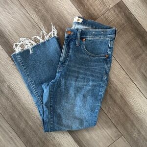 Madewell kick out crop size 27p
